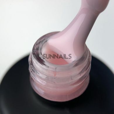 Nails Molekula Base Rubber Nude, Pastel, 12 мл &mdash; база для гель-лаку нюдова, молочна