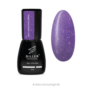 Siller gel polish, Shine Light, 06, 8 мл &mdash; світловідбивний гель-лак для нігтів
