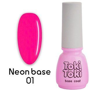 Toki-Toki Neon Base, 01, 5 мл &mdash; кольорова неонова база для гель-лаку