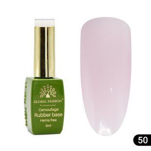 Global Fashion Hema free Base 50, 8 мл &mdash; камуфлююча база для нігтів