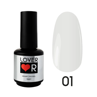 LOVER Smart fixe gel, 01, 15 мл &mdash; гель для укріплення нігтів