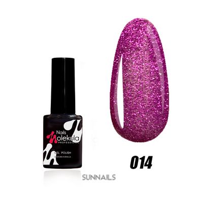 Nails Molekula Gel polish 014, 6 мл — гель-лак для нігтів, бузкоий