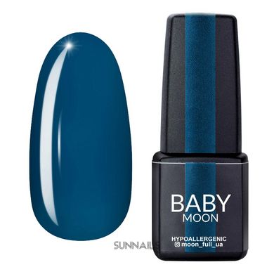 Baby Moon Gel polish Cold Ocean, 04, 6 мл — гель-лак для нігтів, темний глибокий океан