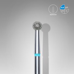 Фреза алмазна Куля 3.5 мм Staleks Pro (синя насічка)