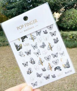 Наклейка Pop Finger Mu030 Gold