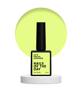 NAILSOFTHEDAY Let&rsquo;s special gel polish, Lemonade, 10 мл &mdash; особливий гель-лак для нігтів, що перекриває в один шар