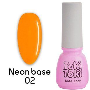 Toki-Toki Neon Base, 02, 5 мл &mdash; кольорова неонова база для гель-лаку