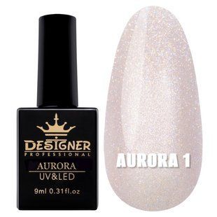 Designer Professional гель-лак Aurora 1, 9 мл