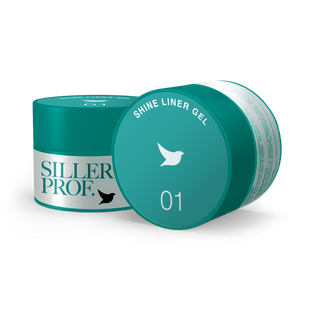 Siller Shine Liner Gel, 01, 15 мл &mdash; гель для нарощення нігтів