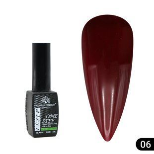 Global Fashion Gel polish One step, 06, 8 мл &mdash; гель-лак для нігтів однофазний, 8 мл