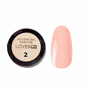 LOVER Builder Gel Darling, 02, 15 мл &mdash; гель для нарощення нігтів