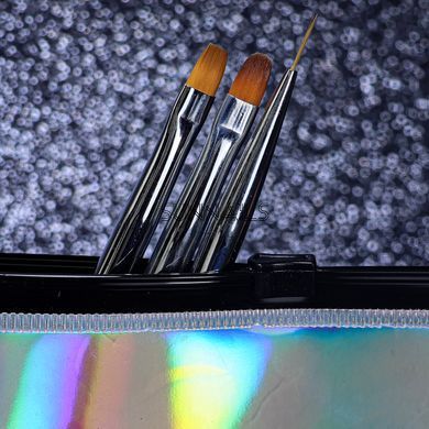 NAILSOFTHENIGHT Nail Art Brush &mdash; набір пензликів: лайнер 10 мм, квадрат, овал