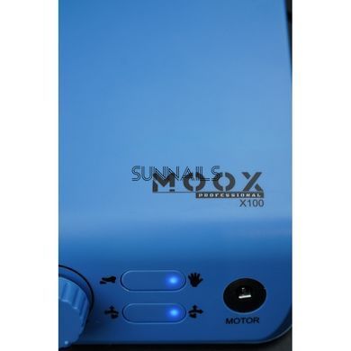 Фрезер для манікюру та педикюру MOOX X100, 45 000 об/хв, 70 W, Sky blue