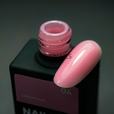 NAILSOFTHEDAY Cream base 04, 10 мл &mdash; кольорова база для чутливих нігтів