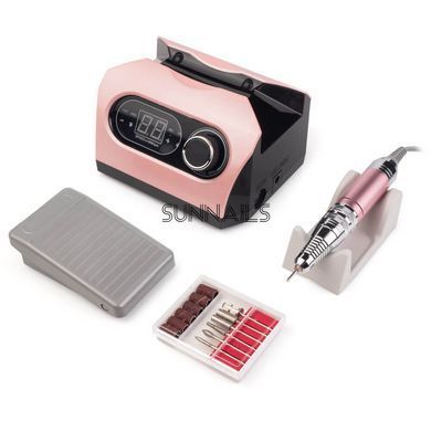 Фрезер для манікюру та педикюру BUCOS Nail Drill ZS-717 PRO, 65W, 35000 об/хв, Pink