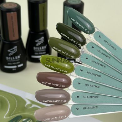 Siller gel polish Matcha Latte 01, 8 мл &mdash; гель-лак для нігтів