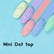 Toki-Toki Top Mini Dot, 5 мл — топ для гель-лаку без липкого шару з крапками