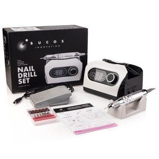 Фрезер для манікюру та педикюру BUCOS Nail Drill ZS-717 PRO, 65W, 35000 об/хв, White