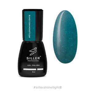 Siller gel polish, Shine Light, 08, 8 мл &mdash; світловідбивний гель-лак для нігтів