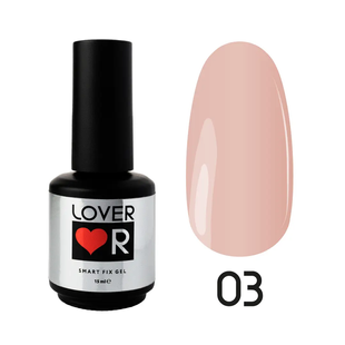 LOVER Smart fixe gel, 03, 15 мл &mdash; гель для укріплення нігтів