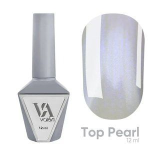 NEW Valeri Top Pearl, 12 мл &mdash; топ для гель-лаку з ефектом втрики без липкого шару