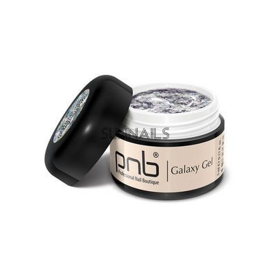 PNB Galaxy Gel, 02, 5 мл &mdash; гель для дизайну нігтів з глітером