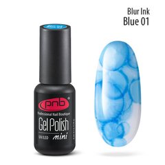 PNB Blur, 01, 4 мл — аква-чорнила, акварельні краплі, блакитні