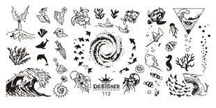 Пластина для стемпінгу Designer Professional №112