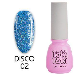 Toki-Toki Gel polish, Disco, 002, 5 мл &mdash; гель-лак для нігтів