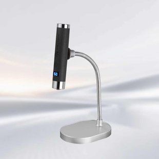 Global Fashion Ліхтарик на акумуляторі з USB UV/LED, GFL-AI 2 Pro, 5 W, чорний