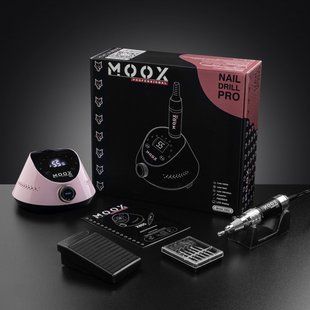 Фрезер для манікюру та педикюру MOOX X805, 55 000 об/хв, 80 W, Рожевий