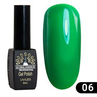Global Fashion Summer/Spring gel polish, 006, 8 мл &mdash; гель-лак для нігтів
