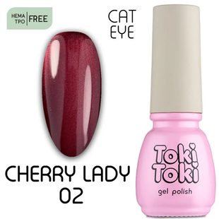 Toki-Toki Gel polish, Cherry Lady, CL02, 5 мл &mdash; гель-лак для нігтів