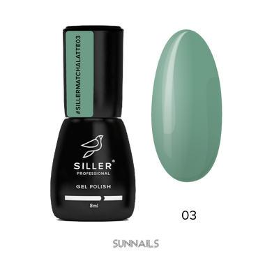 Siller gel polish Matcha Latte 03, 8 мл — гель-лак для нігтів