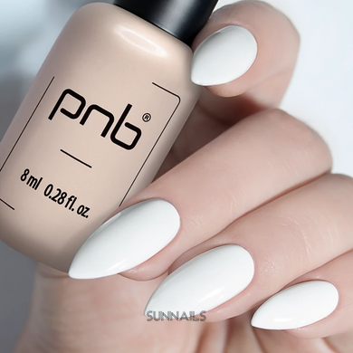 PNB Gel polish, Perfect White, 8 мл — гель-лак для нігтів, білий