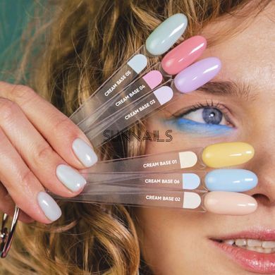 NAILSOFTHEDAY Cream base 06, 10 мл &mdash; кольорова база для чутливих нігтів