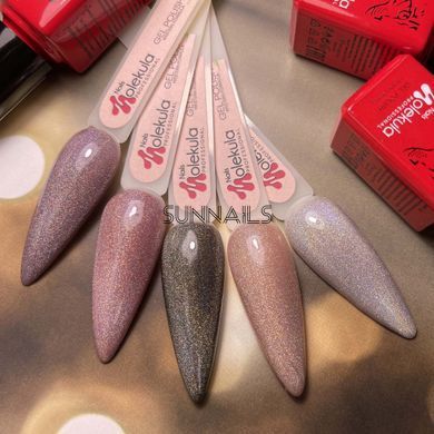 Nails Molekula Gel polish Holographic Cat's Eye, HC04, 6 мл &mdash; гель-лак для нігтів з ефектом голографічне котяче око