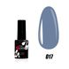 Nails Molekula Gel polish 017, 6 мл — гель-лак для нігтів, сизий