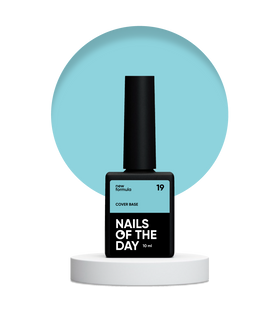 NAILSOFTHEDAY Cover base NEW Formula 19, 10 мл &mdash; камуфлююче базове покриття для нігтів