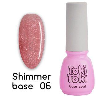 Toki-Toki Shimmer Base, 06, 5 мл &mdash; база для гель-лаку з шимером