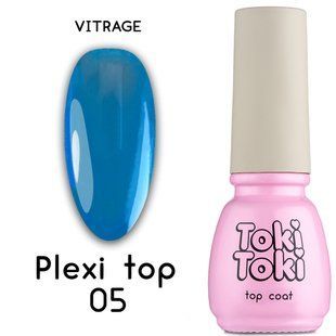 Toki-Toki Top Plexi, 05, 5 мл &mdash; вітражний топ для гель-лаку без липкого шару
