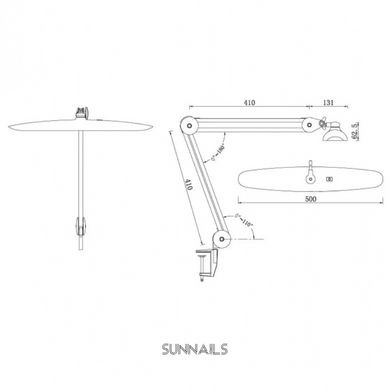 Лампа безтіньова Global Fashion Lamp 18 W