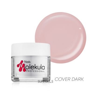 Nails Molekula Gel, 10, Cover Dark, 15 мл — гель для нарощення нігтів, бежево-кавовий