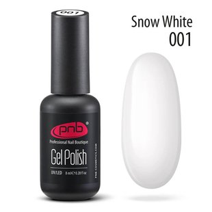 PNB Gel polish, 001, 8 мл — гель-лак для нігтів