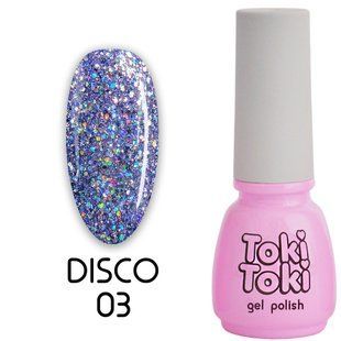 Toki-Toki Gel polish, Disco, 003, 5 мл &mdash; гель-лак для нігтів