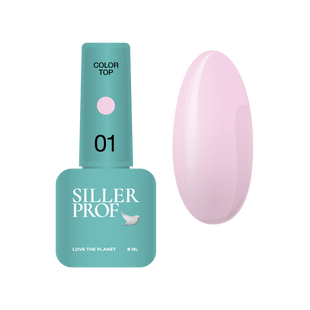 Siller Color Top, 01, 8 мл &mdash; кольоровий топ для гель-лаку
