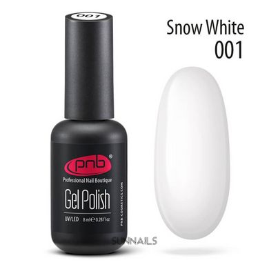 PNB Gel polish, 001, 8 мл — гель-лак для нігтів