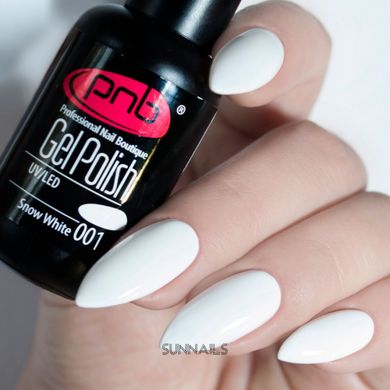 PNB Gel polish, 001, 8 мл — гель-лак для нігтів