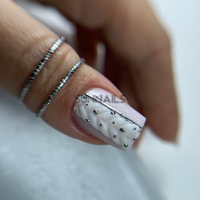 NAILSOFTHEDAY Gum Gel, Love is, White, 15 г &mdash; білий гель-жуйка для створення об&rsquo;ємних дизайнів на нігтях