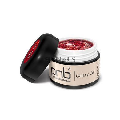 PNB Galaxy Gel, 04, 5 мл &mdash; гель для дизайну нігтів з глітером